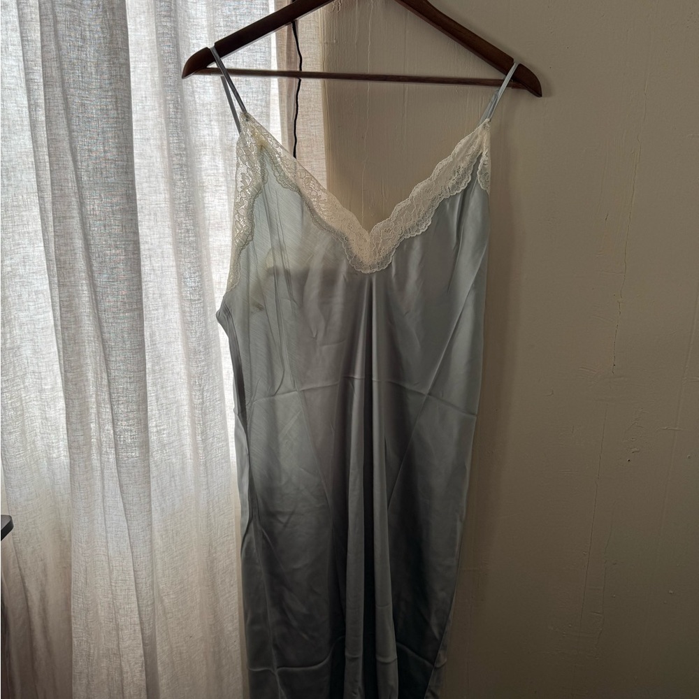 Annabelle satine lace slip nightgown - Picture 5 of 6